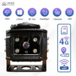 Standalone 4G GPS Vehicle Camera IP65 DMS BSD AI MDVR Driver Monitoring Blind Spot Video